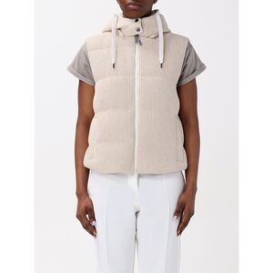 Brunello Cucinelli Waistcoat Woman Butter
